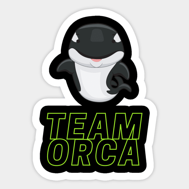 Team Orca Sticker by NostalgiaUltra